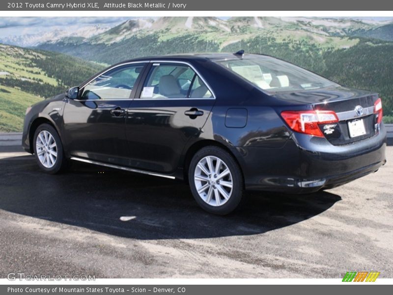 Attitude Black Metallic / Ivory 2012 Toyota Camry Hybrid XLE