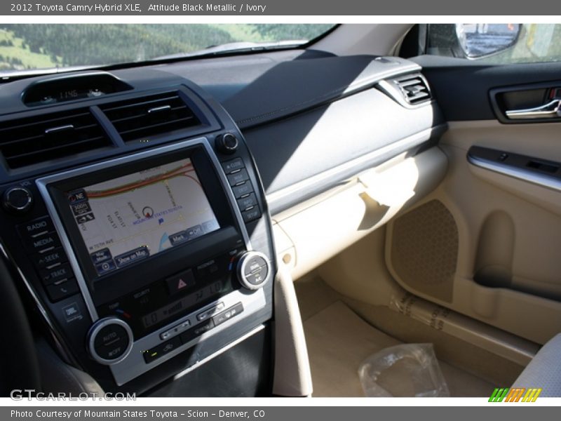 Attitude Black Metallic / Ivory 2012 Toyota Camry Hybrid XLE
