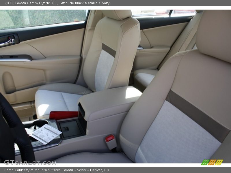 Attitude Black Metallic / Ivory 2012 Toyota Camry Hybrid XLE