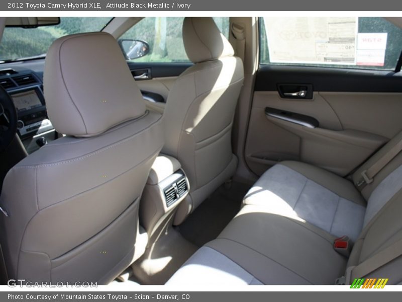 Attitude Black Metallic / Ivory 2012 Toyota Camry Hybrid XLE