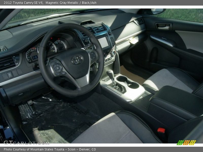 Magnetic Gray Metallic / Black/Ash 2012 Toyota Camry SE V6
