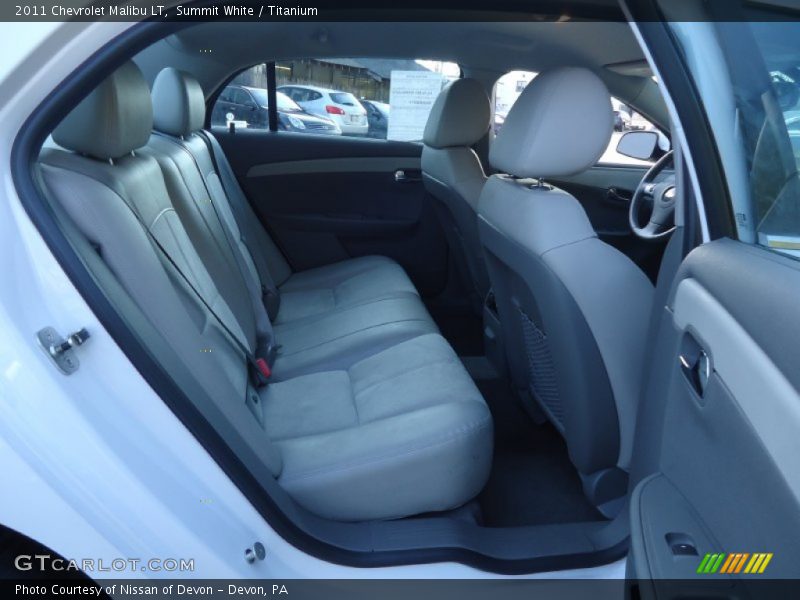 Summit White / Titanium 2011 Chevrolet Malibu LT