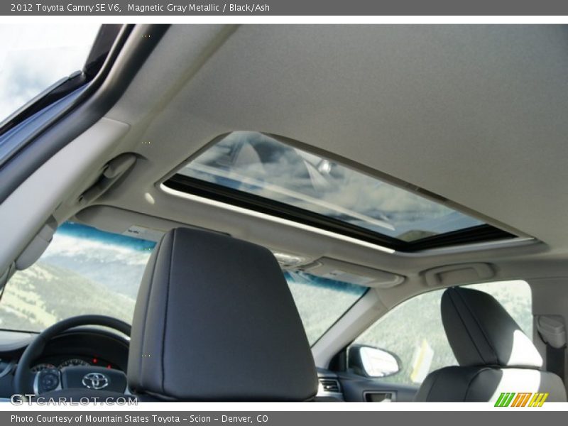Magnetic Gray Metallic / Black/Ash 2012 Toyota Camry SE V6