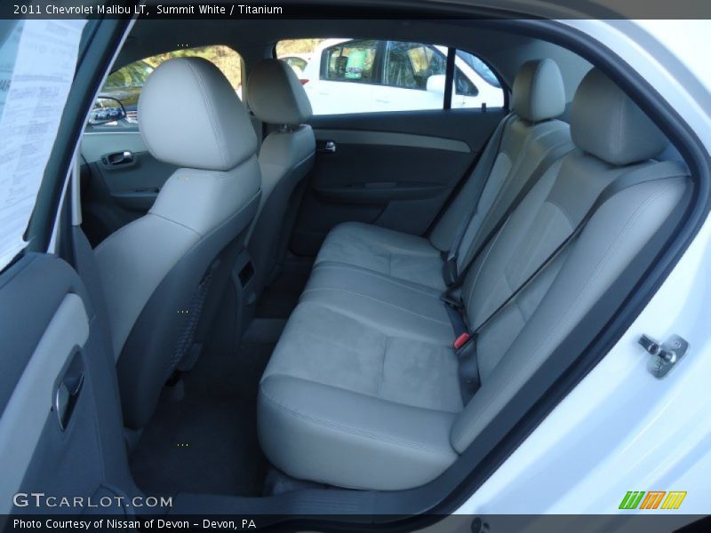Summit White / Titanium 2011 Chevrolet Malibu LT