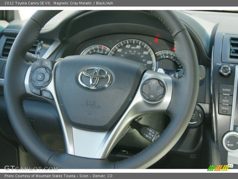Magnetic Gray Metallic / Black/Ash 2012 Toyota Camry SE V6