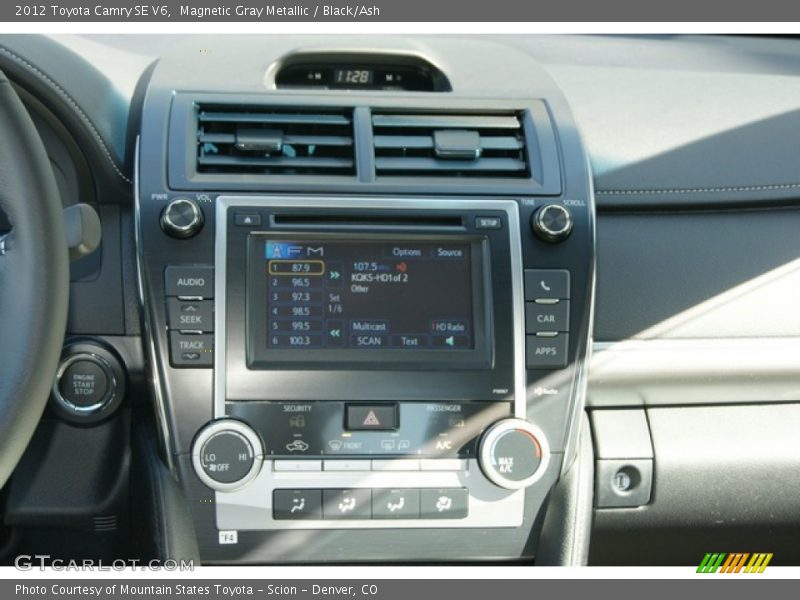 Magnetic Gray Metallic / Black/Ash 2012 Toyota Camry SE V6