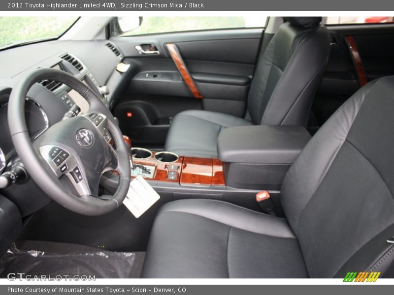 Sizzling Crimson Mica / Black 2012 Toyota Highlander Limited 4WD