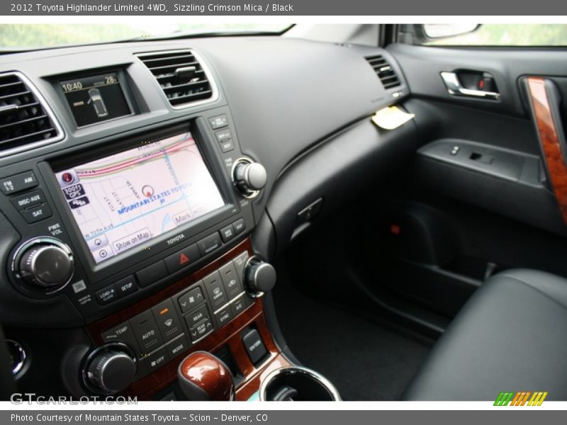 Sizzling Crimson Mica / Black 2012 Toyota Highlander Limited 4WD