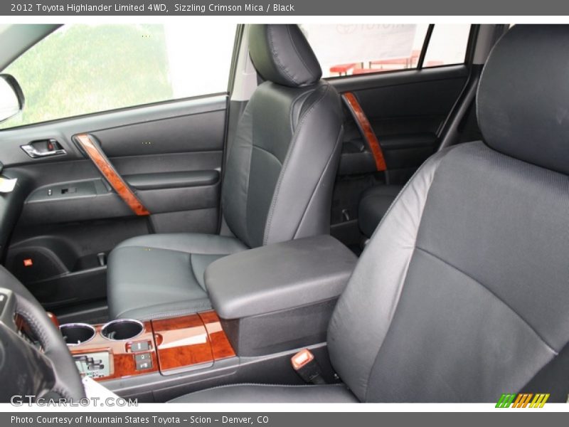 Sizzling Crimson Mica / Black 2012 Toyota Highlander Limited 4WD