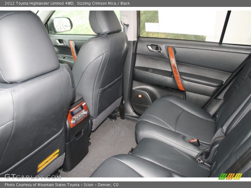 Sizzling Crimson Mica / Black 2012 Toyota Highlander Limited 4WD