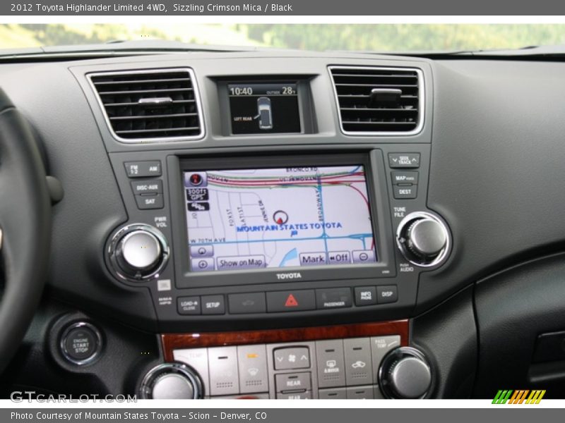 Sizzling Crimson Mica / Black 2012 Toyota Highlander Limited 4WD