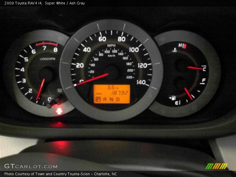 Super White / Ash Gray 2009 Toyota RAV4 I4