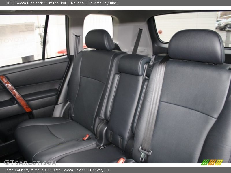 Nautical Blue Metallic / Black 2012 Toyota Highlander Limited 4WD