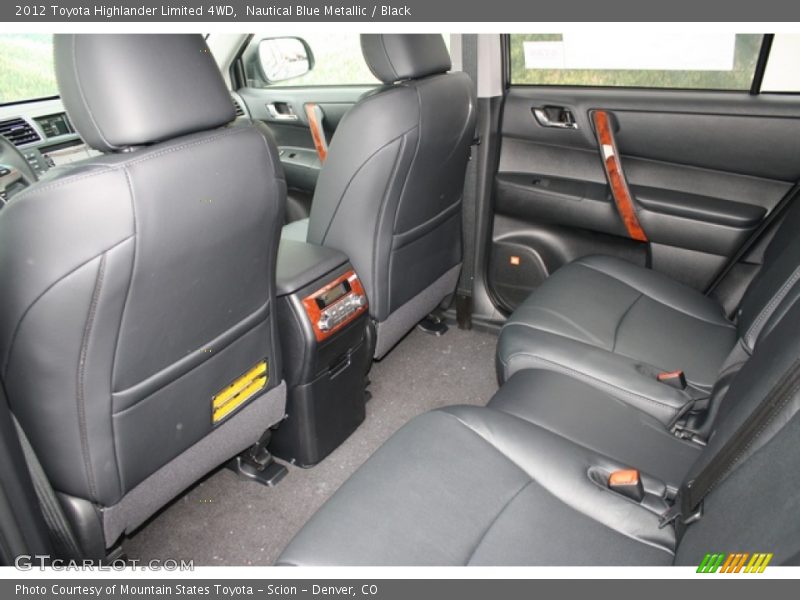Nautical Blue Metallic / Black 2012 Toyota Highlander Limited 4WD