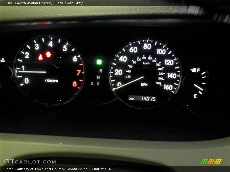 Black / Ash Gray 2008 Toyota Avalon Limited