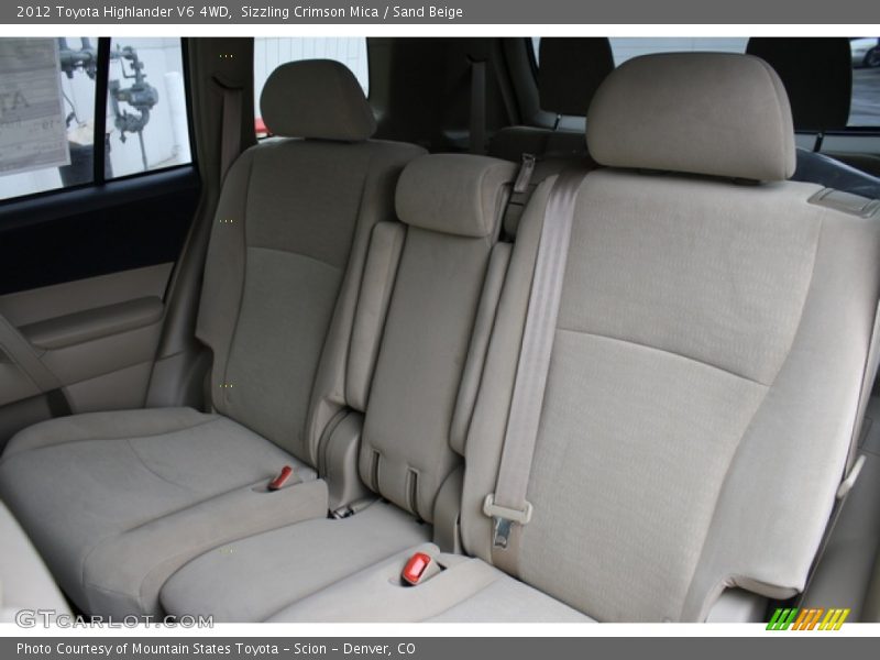 Sizzling Crimson Mica / Sand Beige 2012 Toyota Highlander V6 4WD