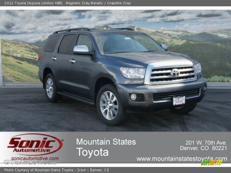 Magnetic Gray Metallic / Graphite Gray 2012 Toyota Sequoia Limited 4WD