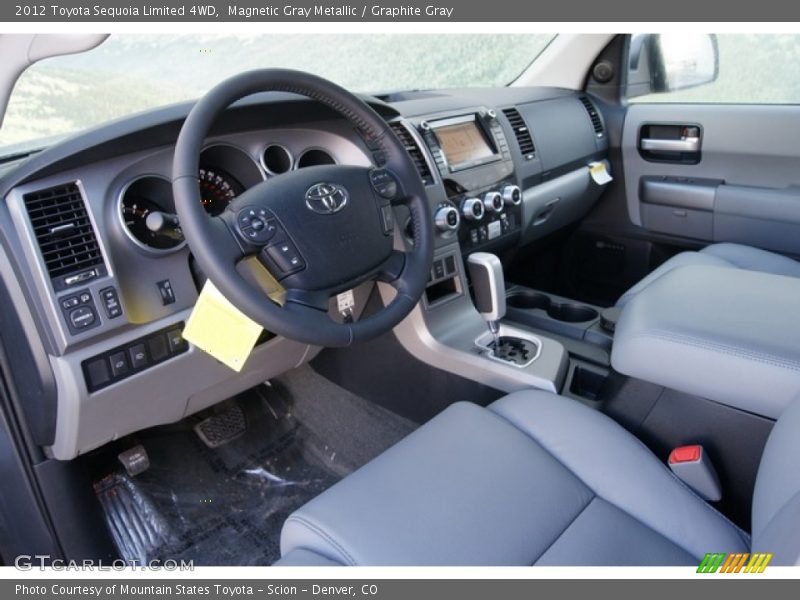 Magnetic Gray Metallic / Graphite Gray 2012 Toyota Sequoia Limited 4WD