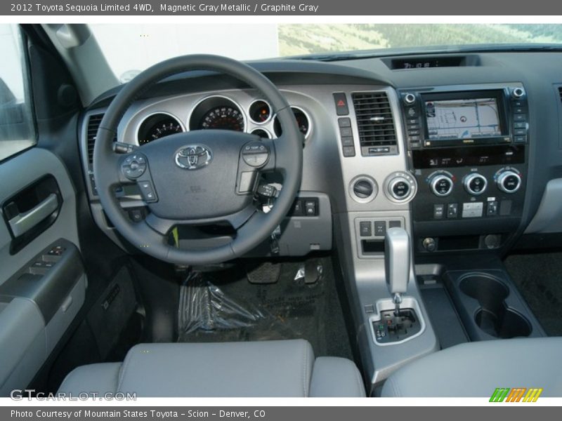 Magnetic Gray Metallic / Graphite Gray 2012 Toyota Sequoia Limited 4WD