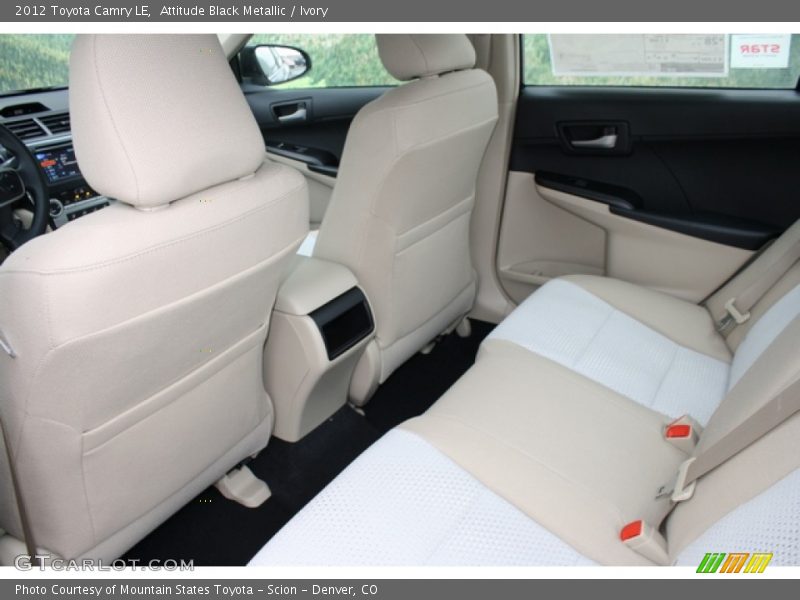 Attitude Black Metallic / Ivory 2012 Toyota Camry LE