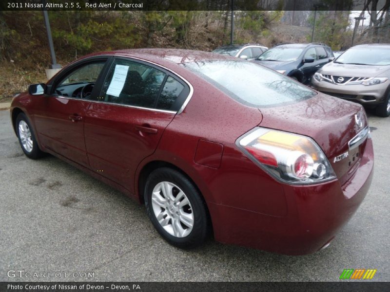 Red Alert / Charcoal 2011 Nissan Altima 2.5 S