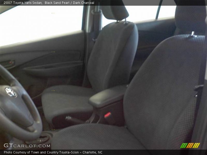Black Sand Pearl / Dark Charcoal 2007 Toyota Yaris Sedan