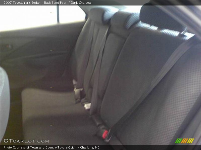 Black Sand Pearl / Dark Charcoal 2007 Toyota Yaris Sedan