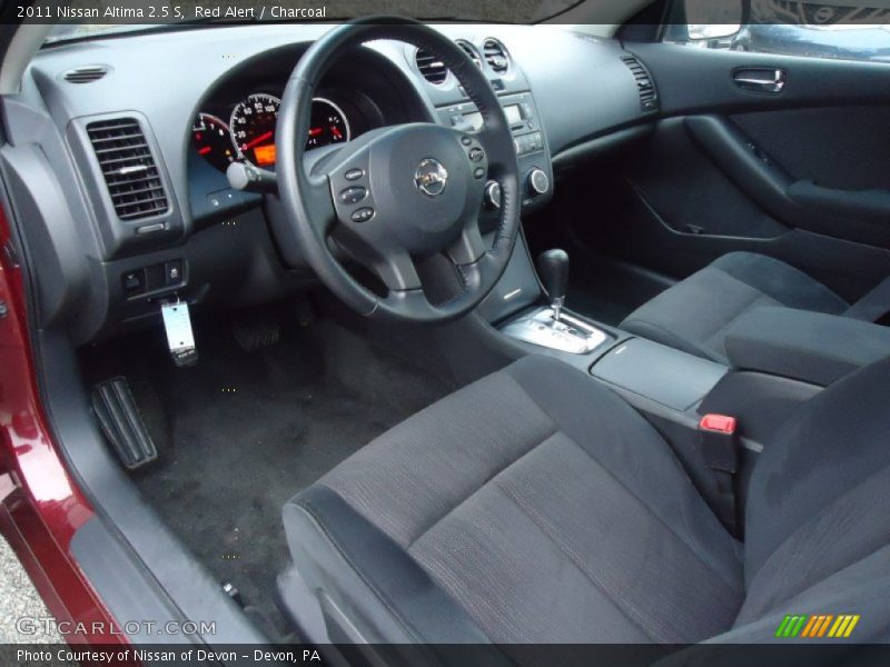 Red Alert / Charcoal 2011 Nissan Altima 2.5 S