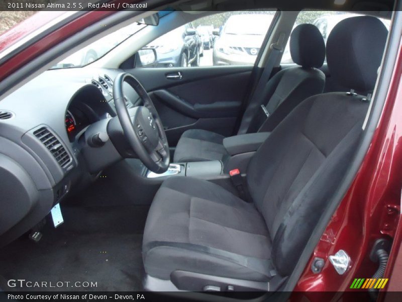 Red Alert / Charcoal 2011 Nissan Altima 2.5 S