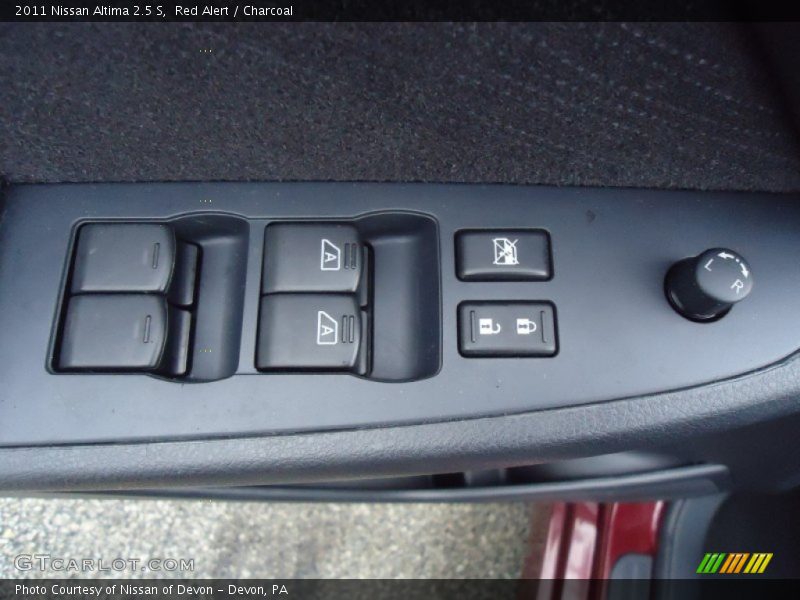 Red Alert / Charcoal 2011 Nissan Altima 2.5 S