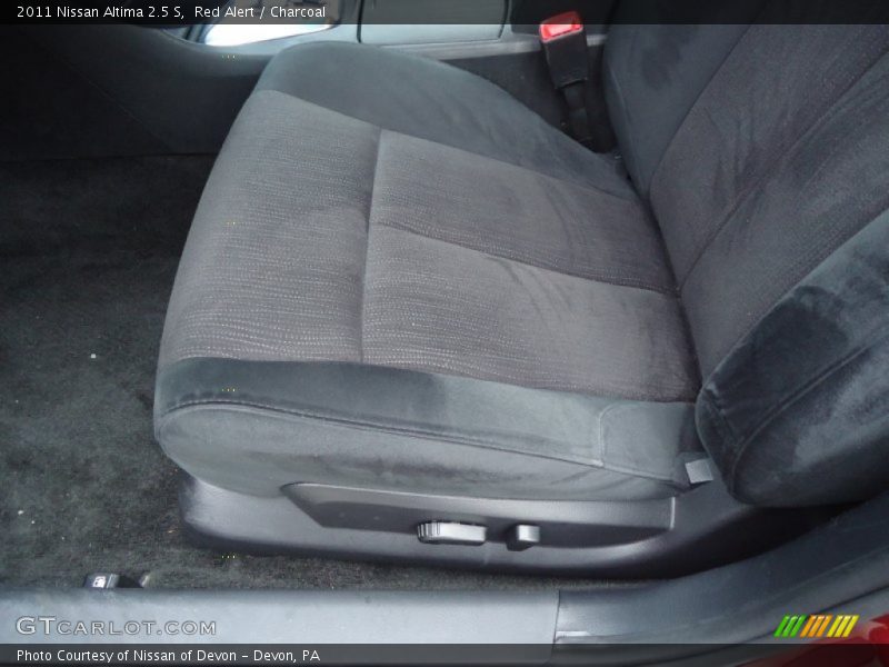 Red Alert / Charcoal 2011 Nissan Altima 2.5 S