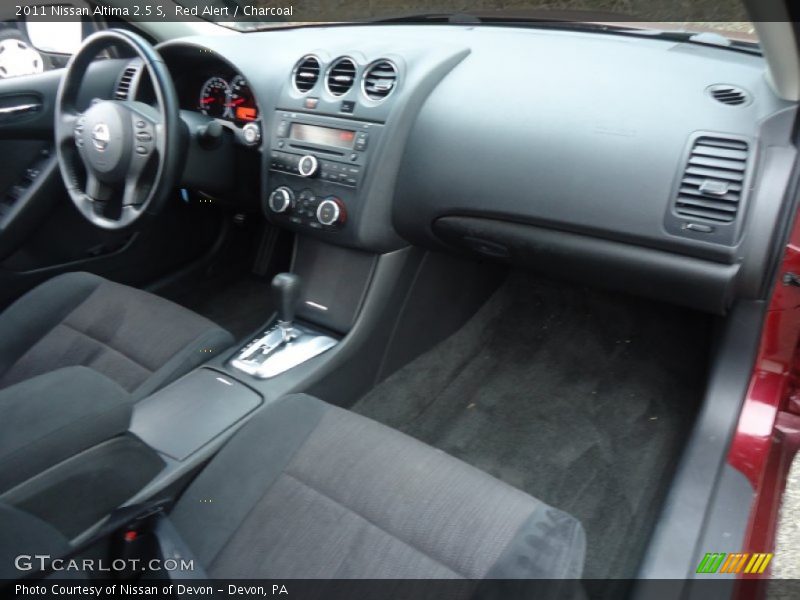 Red Alert / Charcoal 2011 Nissan Altima 2.5 S