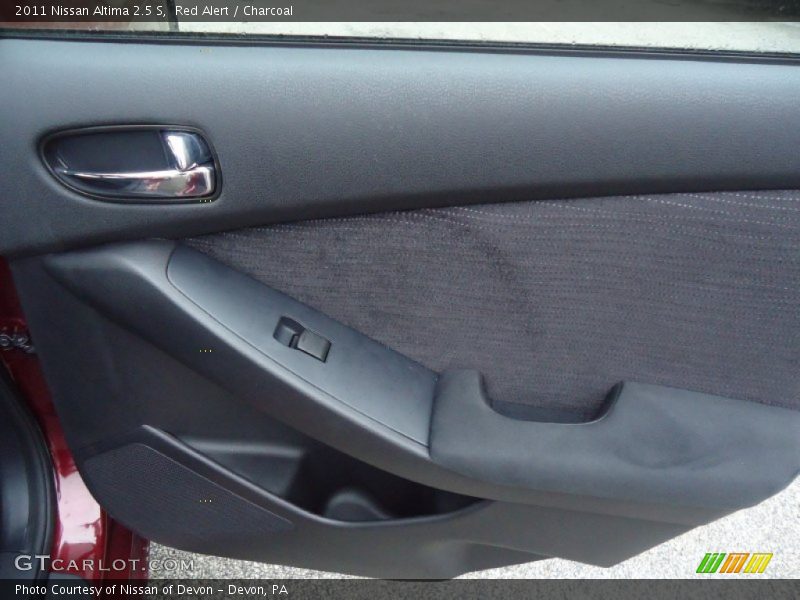 Red Alert / Charcoal 2011 Nissan Altima 2.5 S