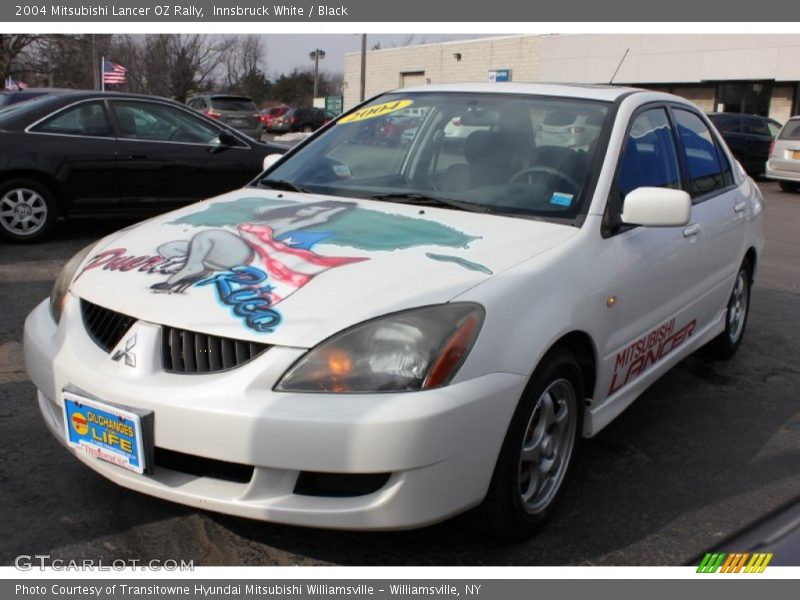 Innsbruck White / Black 2004 Mitsubishi Lancer OZ Rally
