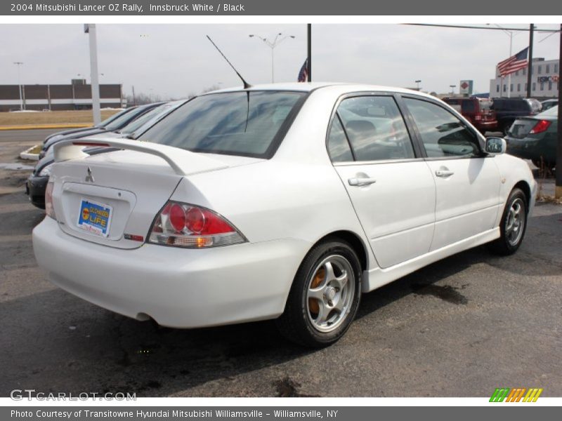 Innsbruck White / Black 2004 Mitsubishi Lancer OZ Rally