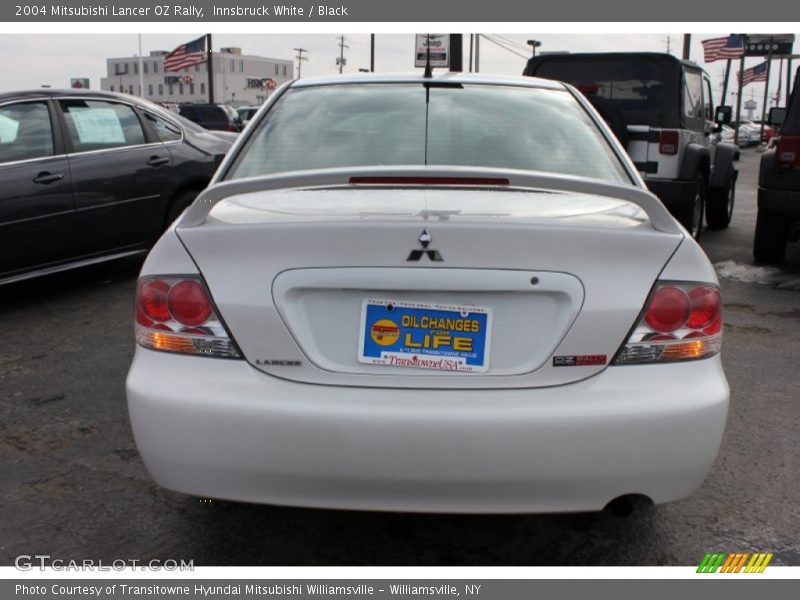 Innsbruck White / Black 2004 Mitsubishi Lancer OZ Rally