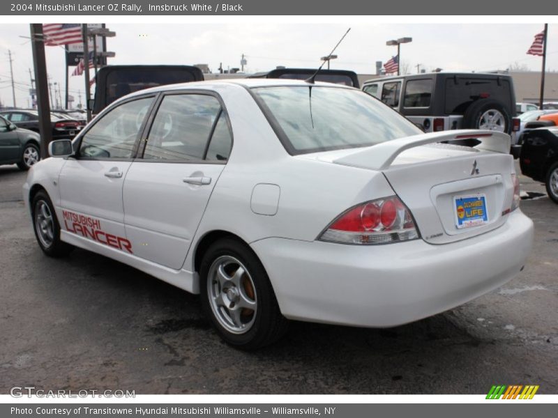 Innsbruck White / Black 2004 Mitsubishi Lancer OZ Rally