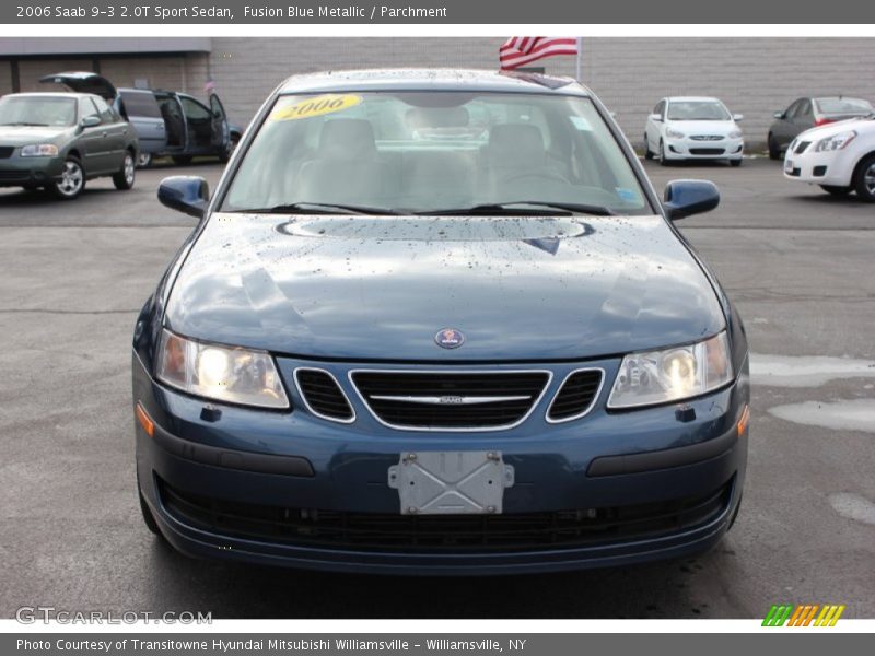 Fusion Blue Metallic / Parchment 2006 Saab 9-3 2.0T Sport Sedan