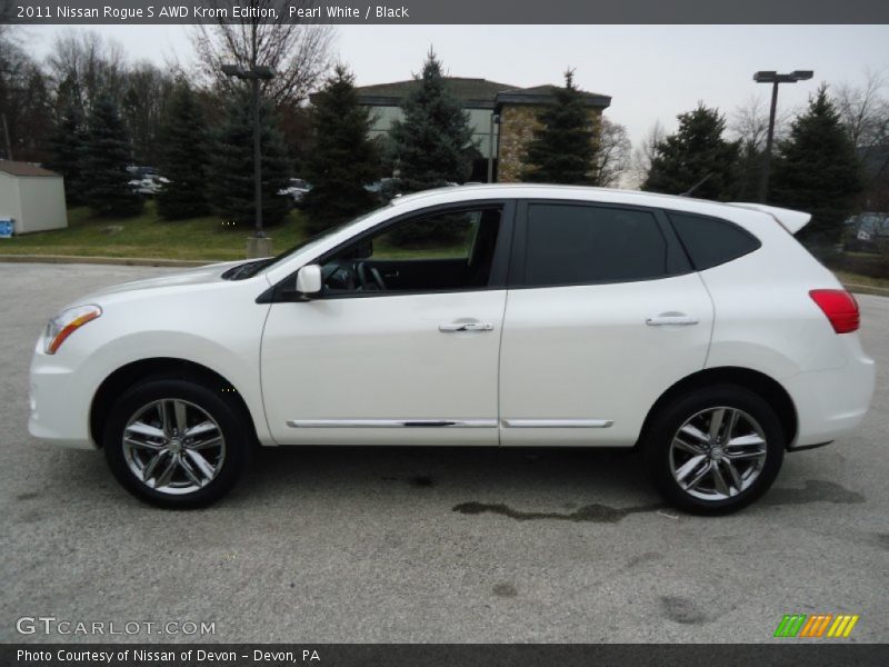  2011 Rogue S AWD Krom Edition Pearl White