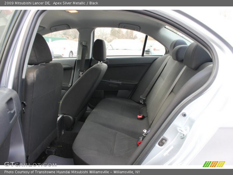 Apex Silver Metallic / Black 2009 Mitsubishi Lancer DE