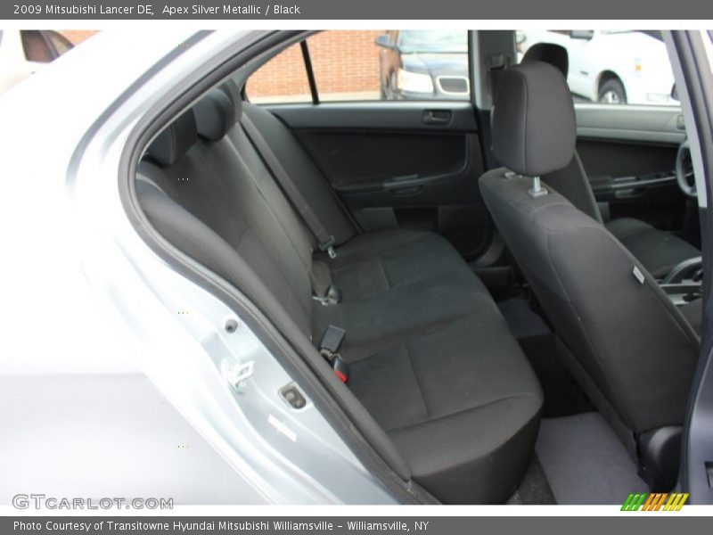Apex Silver Metallic / Black 2009 Mitsubishi Lancer DE