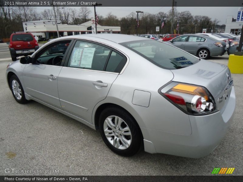 Brilliant Silver / Charcoal 2011 Nissan Altima 2.5 S