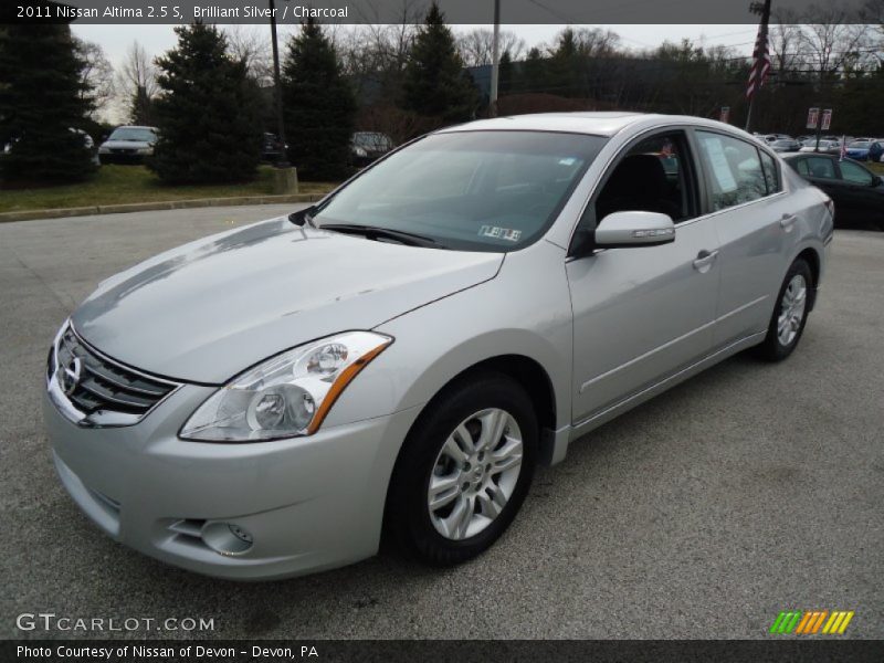 Brilliant Silver / Charcoal 2011 Nissan Altima 2.5 S