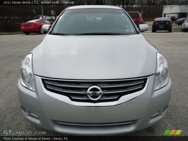 Brilliant Silver / Charcoal 2011 Nissan Altima 2.5 S