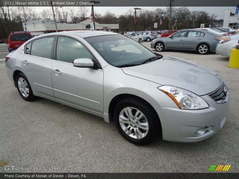 Brilliant Silver / Charcoal 2011 Nissan Altima 2.5 S