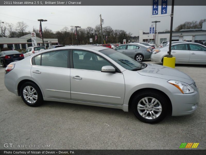 Brilliant Silver / Charcoal 2011 Nissan Altima 2.5 S