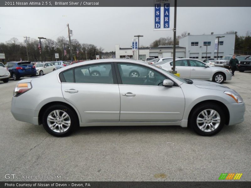 Brilliant Silver / Charcoal 2011 Nissan Altima 2.5 S