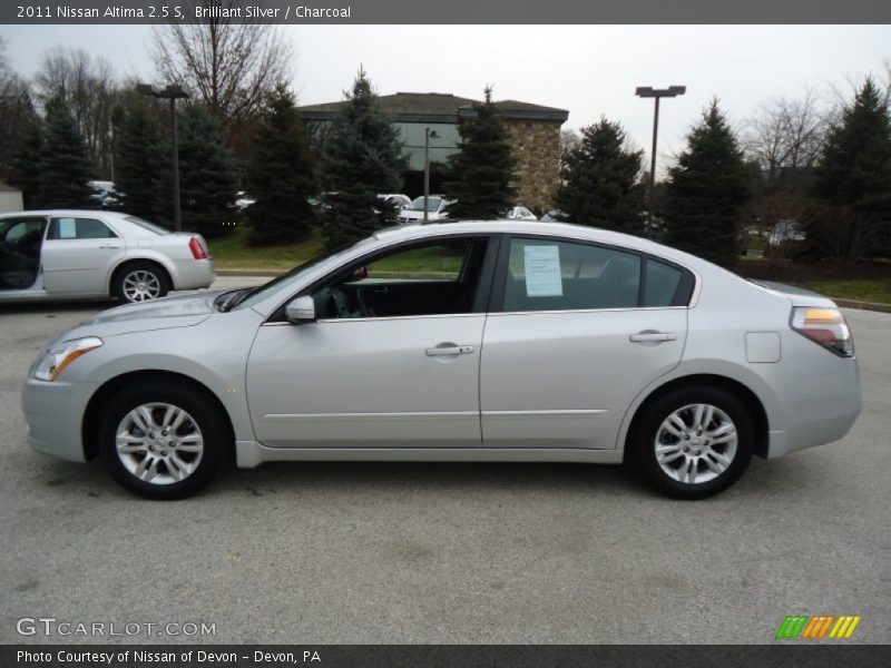 Brilliant Silver / Charcoal 2011 Nissan Altima 2.5 S