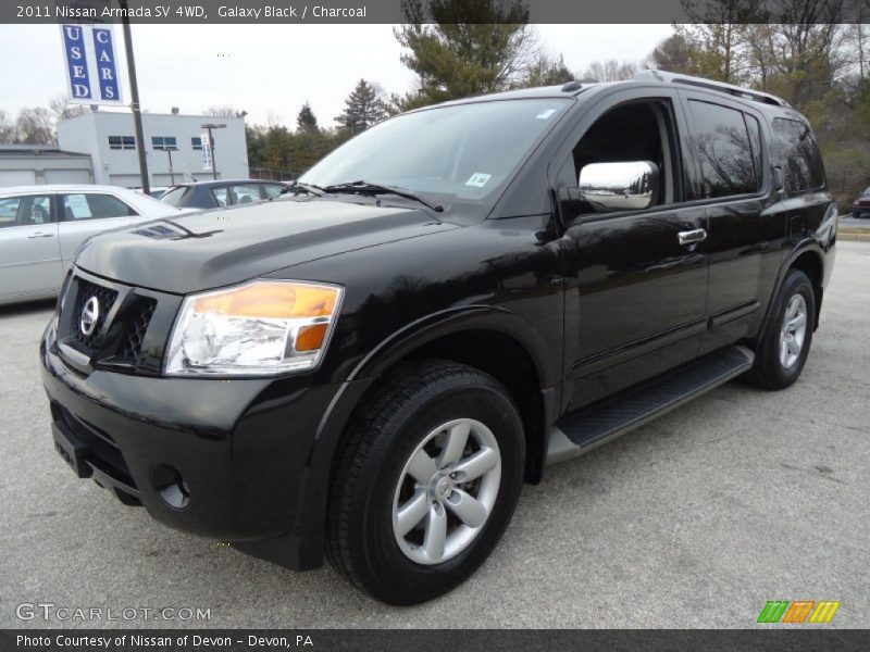 Galaxy Black / Charcoal 2011 Nissan Armada SV 4WD