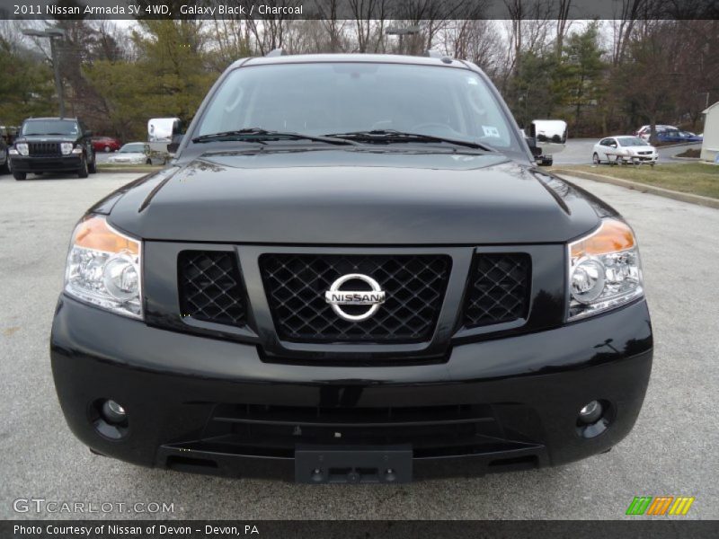 Galaxy Black / Charcoal 2011 Nissan Armada SV 4WD